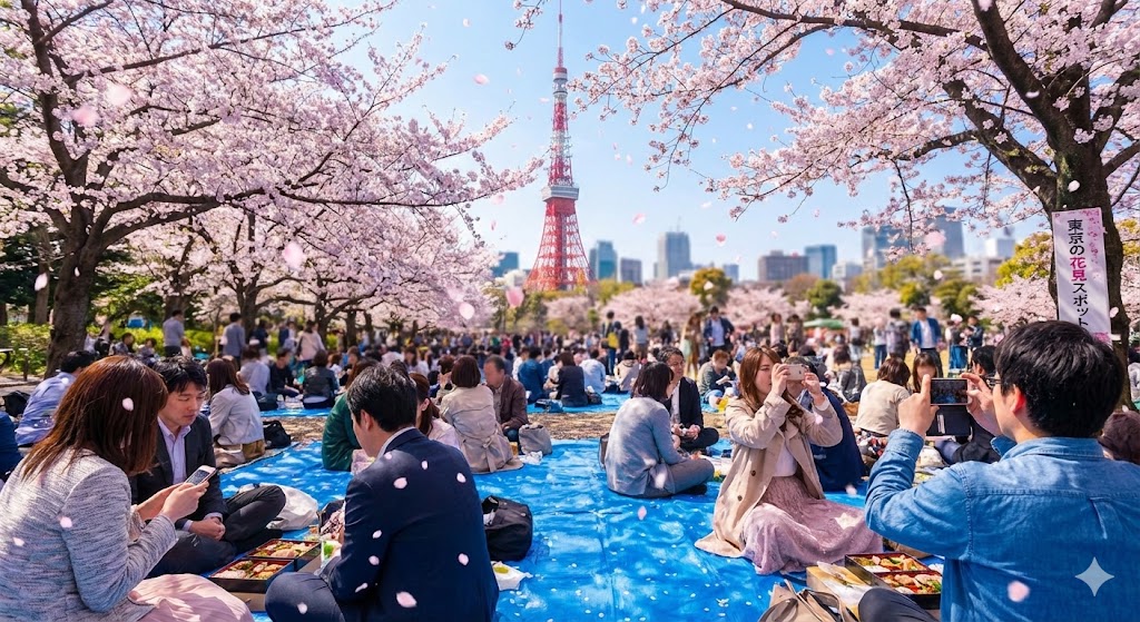 Musim Sakura 2026: Jadwal & Tempat Hanami Tokyo Terbaik
